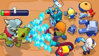 1HP Draco vs TODOS ⭐ Brawl Stars