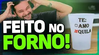 Sublimação de Copo de Vidro no Forno 3D