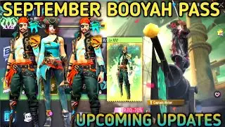 New September Month Booyah Pass Confirmed And Upcoming Updates In Free Fire | FF Next Booyah Pass