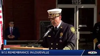 LIVE: A 9/11 remembrance is being held in downtown Louisville