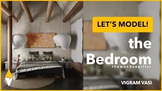 Arch Wiz: Realistic Bedroom Interior Design | Blender Eevee Modeling Process