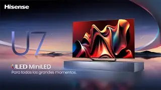 Hisense Mini-LED TV U7NQ con Quantum Dot Colour, Modo Juego de 144Hz VRR 240 fps y FALD.