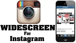 How To Post WIDESCREEN Video To Instagram - NO CROP