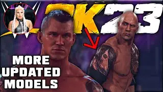 WWE 2K23 MORE UPDATED SUPERSTARS AND HIDDEN MODELS + DLC OVERALLS!