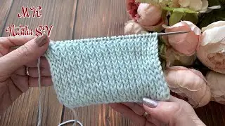 Самая ровная, упругая, эластичная резинка 1*1💥 Отлично держит форму. Поворотное вязание и по кругу.