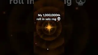 my 1,000,000th roll in sols rng (insane) #roblox #solsrng