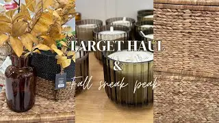 TARGET HAUL and  New 2023 Fall Décor Sneak Peak, Threshold and Hearth and Hand