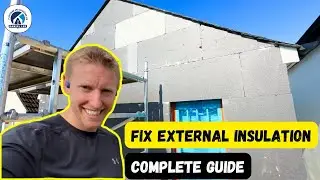Full tutorial: How to fix External Insulation and apply the complete thin coat render system.
