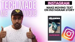 How to make moving text on instagram story | instagram stories animated text