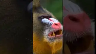 Обезьянка Mandrill #животные #породы #animals #amazing #monkey #обезьяна #обезьяны #song #love #mus