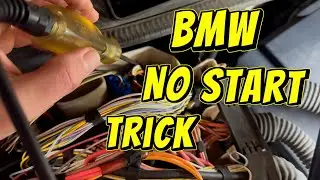 BMW E90 3 Series No Start and Starter Replacement