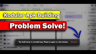 Kodular App Export Problem || kodular Apk Building Problem || Build Server Problem in Kodular