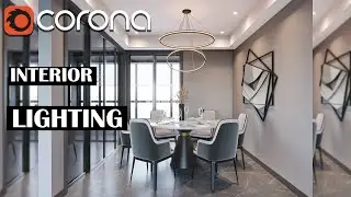 3ds max interior render tutorial || best corona lighting || how to learn 3ds max corona renderer