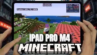 iPad Pro M4 test game MineCraft