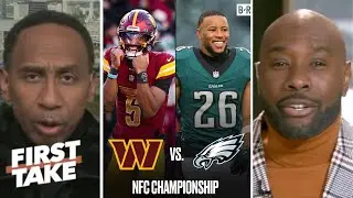 FIRST TAKE | Morris Chestnut joins Stephen A. predicts Eagles vs Commanders in NFC conference champs