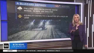 What does a blizzard warning mean?