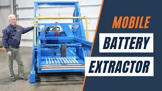 Mobile Forklift Battery Changer | Mobile Battery Extractor (MBE) | Material Handling Minute