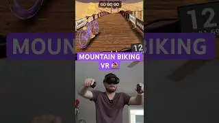 Mountain biking in #VR is INTENSE 😱