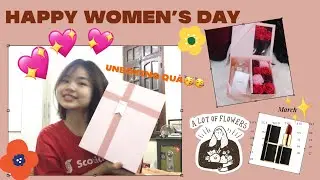 TRA MY VLOG - UNBOXING | Đập Quà 8/3 To Siêu Khủng - Son Tom Ford, Bảng Mắt Clio, Dưỡng Tóc