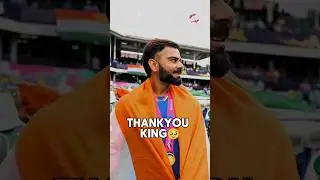 Thankyou King For Everything #shorts #ytshorts #cricket #viratkohli #rohitsharma #dhoni #t20wc2024