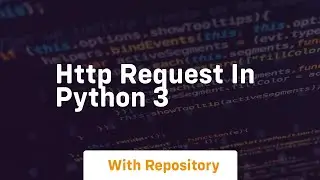 http request in python 3