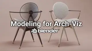 Learn to model a Contemporary Chair in Blender