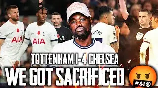 IM DEVASTATED!!! 9 MEN WE ENDED UP GETTING SACRIFICED 🤬 Tottenham 1-4 Chelsea EXPRESSIONS REACTS