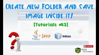 how to save image in new directory or folder using java netbeans | java tutorials#43