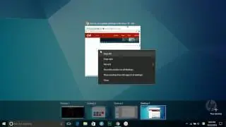 How to use multiple virtual desktop in Windows 10