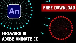 Firework Animation in Adobe Animate CC (FREE Download)