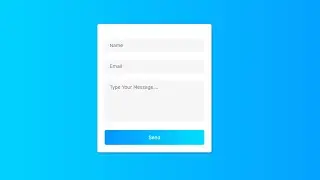 Contact Form Design - HTML & CSS