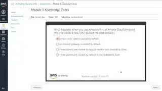 AWS Academy Cloud Foundation - Module 5 Knowledge Check - 2022 Version