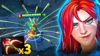 100% Crit Chance Hitting Everywhere🔥🔥🔥Windranger 25 Kills | Dota 2 Gameplay