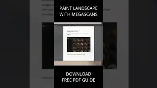 How to Paint Landscape with Megascans Materials in Unreal Engine 5