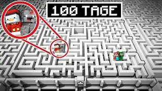 100 TAGE IN EINEM LABYRINTH ÜBERLEBEN in Minecraft RP!