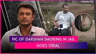 Photo Of Jailed Kannada Superstar Darshan Enjoying Cigarette and Coffee Inside Prison Goes Viral