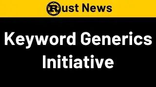 Keyword Generic Initiative