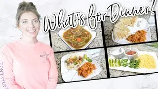 WHAT'S FOR DINNER? | EASY WEEKNIGHT MEALS | WORKING MOM WHAT'S FOR DINNER | QUICK DINNER IDEAS