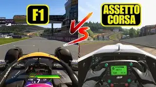 F1 24 vs Assetto Corsa  Gameplay | Spa Track