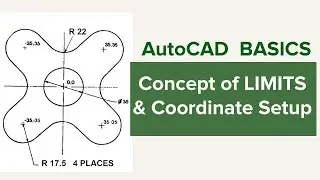 AutoCAD LIMITS and COORDINATE SETUP | AutoCAD SNAP and GRID | AutoCAD BASICS