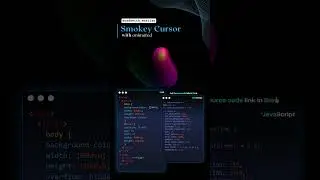 Smokey Effect Cursor #codewith_muhilan #css #coding #Cursor #animated