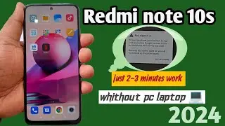 redmi note 10s frp bypass shortcut mathed || redmi note 10s not signed in problem all redmi fix