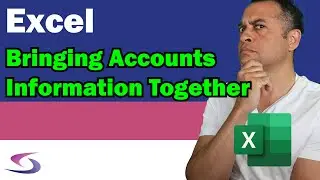 Bring Accounts Information Together on One Sheet - Excel Summary Sheet