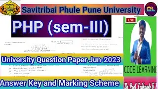 PHP University Question Paper -Jun 2023 |php Question Paper |PHP