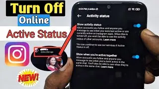 How to Turn Off Active Status on Instagram | New Process | 2023