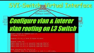 How to Configure vlan and Inter vlan Routing on L3 Switch | CCNA_CCNP-Switching