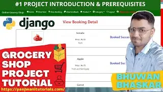 #1 Online Grocery Shop Project Tutorial | Python Django | In Hindi | By Bhuwan Bhaskar