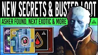 Destiny 2: SECRET LOOT & BUSTED EXOTICS! Hidden UNLOCK, Missing Drop, Asher Returns, Raid Emblems!