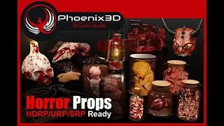 P3D: Horror Props (Unity 3D Models Assets)