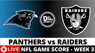 CAROLINA PANTHERS VS LAS VEGAS RAIDERS LIVE 🏈 NFL Game Score Play-by-Play Week 3 - SEP 22, 2024